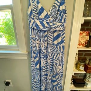 Lily Pulitzer sailboat maxi dress